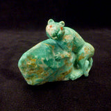 Turquoise Mountain Lion by Kevin Chapman - Zuni Fetish