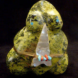 Serpentine Frog by Marcel Chase Weahkee, Deceased  - Zuni Fetish