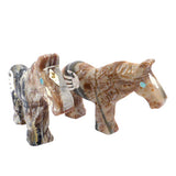 Picasso Marble Horses by Carol Martinez