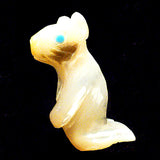 Gold-Lip Mother-of-Pearl Mouse by Yancy Robert Halusewa,Deceased