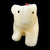 Ivory Rock (Calcite) Medicine Bear by Dee Edaakie  - Zuni Fetish