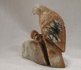 Picasso Marble Bird, Hawk by Dana Malani  - Zuni Fetish