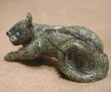 Serpentine Mountain Lion by Dan Quam, Deceased  - Zuni Fetish
