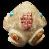 Shell Frog by Delvin Leekya  - Zuni Fetish