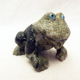 Serpentine Frog by Travis Lasiloo  - Zuni Fetish