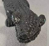 Black Marble Lizard by Lance Cheama  - Zuni Fetish
