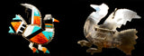 Sterling Silver Bird, Duck  by Eldred Martinez  - Zuni Fetish