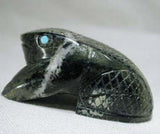 Serpentine Frog by Vivella Cheama  - Zuni Fetish
