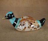 Cowrie Shell Duck by Julia Norton  - Zuni Fetish