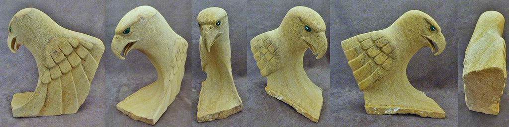 Sandstone Bird, Eagle by Orin Eriacho  - Zuni Fetish - Zuni Fetish Sunshine Studio