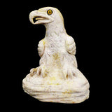 Serpentine Bird, Eagle by Dan Quam, Deceased  - Zuni Fetish