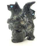 Picasso Marble Cats by Yancy Robert Halusewa,Deceased  - Zuni Fetish