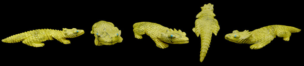 Serpentine Horned Toad by Lance Cheama  - Zuni Fetish - Zuni Fetish Sunshine Studio