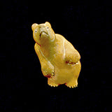Zuni Rock (travertine) Bear by Fred Bowannie