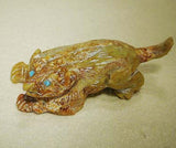Serpentine Badger by Dan Quam, Deceased  - Zuni Fetish