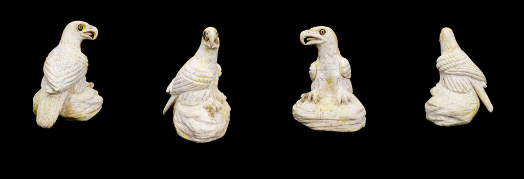 Serpentine Bird, Eagle by Dan Quam, Deceased  - Zuni Fetish - Zuni Fetish Sunshine Studio