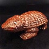 Pipestone Horned Toad by Milton Honawa, Deceased  - Zuni Fetish