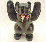 Black Marble Bear by Brion Hattie  - Zuni Fetish