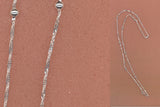 Sterling Silver Italian Chain by an Unknown Artist  - Zuni Fetish Jewelry