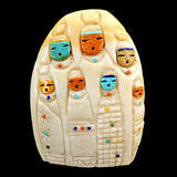 Calcite Maiden Figure by Rhoda Quam, Deceased  - Zuni Fetish