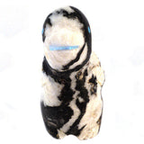 Zebra Stone Penguin  by Leland Boone and Daphne Quam