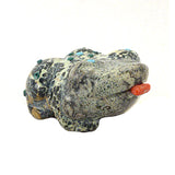 Argellite (Spotted Serpentine) Frog by Cody Nastacio