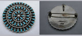 Turquoise Needlepoint by Eileen Yatsattie - Zuni Fetish Jewelry