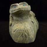Serpentine Horned Toad by Tony Mackel  - Zuni Fetish