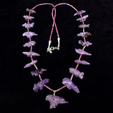 Charoite Multi Animal Necklace with Eagle Pendant by Debra Gasper and Ray Tsethlikai  - Zuni Fetish  Jewelry