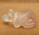 Fluorite Frog  by Dinah Gasper  - Zuni Fetish