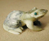 Serpentine Frog by Dana Malani  - Zuni Fetish