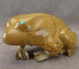 Zuni Rock (travertine) Frog by Melvin Eriacho  - Zuni Fetish